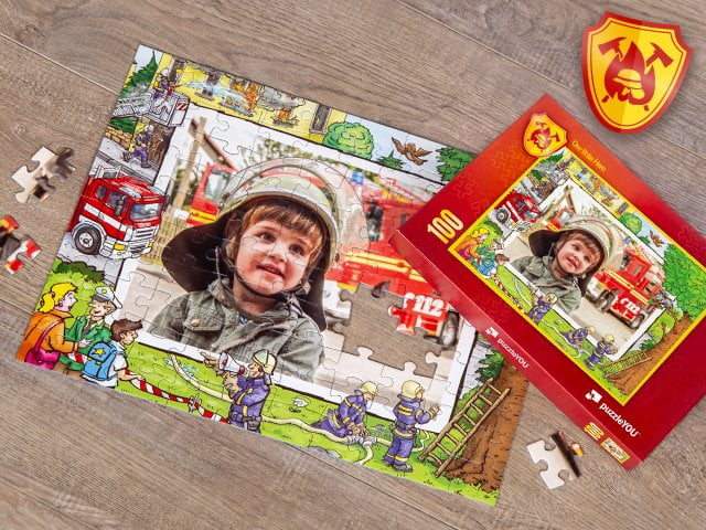 Brandvæsenet børnepuslespil