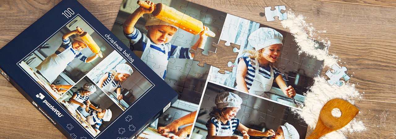 Fotopuslespilcollage