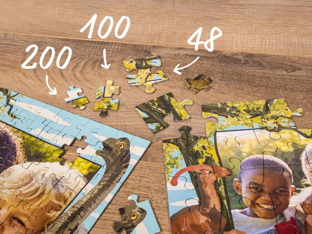 Hvor mange puslespilsbrikker til hvilken alder?