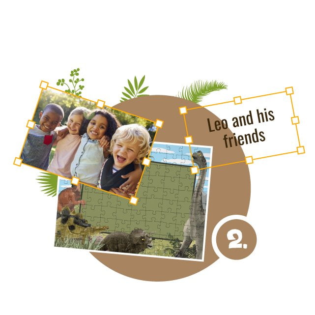 Design af et dinosaurus børnepuslespil 2