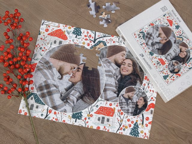 Fotopuslespilscollage