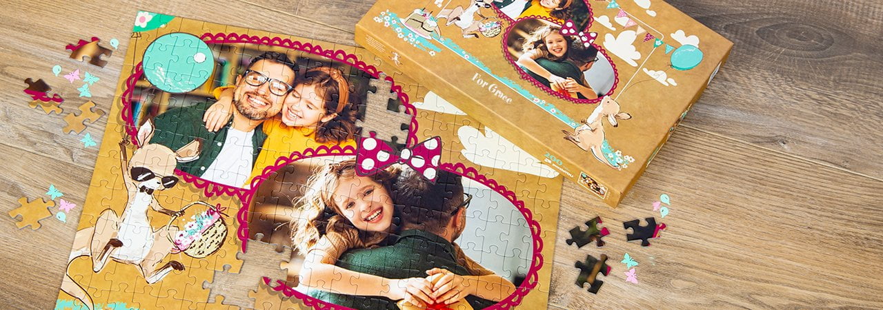 Fotopuslespilcollage