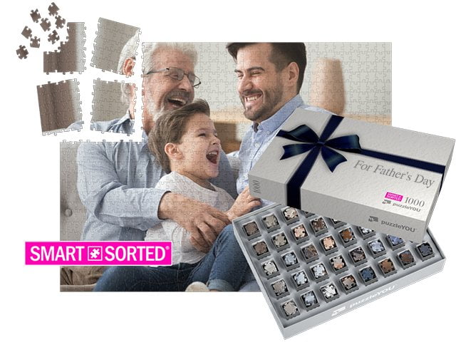 æske "Gift Ribbon blue"